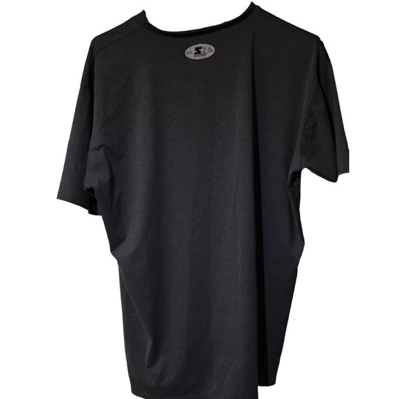 Starter Shirt Adult 3XL XXXL Gray Logo S/S Outdoors Athletic Mens Dri-Star - Picture 2 of 5